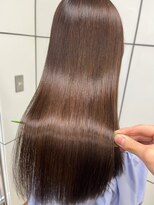 シェノン 梅田(CHAINON) 酸性縮毛矯正+プレミアムカラー