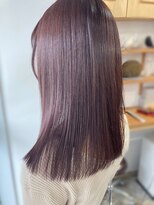 ロカ(roka)&nbsp;大人可愛い切りっぱなし×ピンクラベンダー