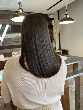 サンタフェ 岐阜島店(Santa'Fe) Santa'Fe式脱白髪染め白髪ぼかしカラー/ミディアム