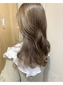 ミルクティーベージュダブルカラーインナーカラーケアブリーチ