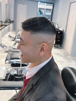 刈部倶楽舞&nbsp;フェード/ビジネスヘア/ジェットモヒカン/モヒカン/黒髪クロップ