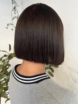 トレヘアー(tRe hair) ボブ 髪質改善 白髪ぼかし