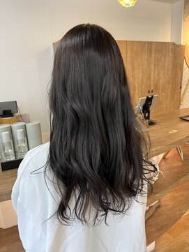 バイエイト 野並店(By Eight) ダークグレージュ×ちらっとインナーベージュ