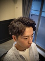 プラウド(PROUD)&nbsp;韓国マッシュセンターパートツイストスパイラルニュアンスパーマ