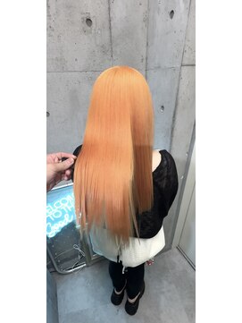 インク 渋谷(INK.) 複雑履歴からパールオレンジ