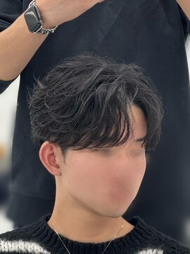 センス 渋谷 宇田川交番前(SENSE) 韓国メンズヘア/カルマパーマ/ニュアンスパーマ*渋谷/MEN'S/眉毛