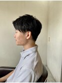 MEN'S HAIRクロスバングマッシュウルフ