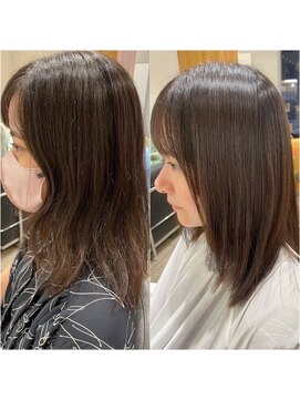 アロン(Allons Ginza) 【髪質改善】sins式シルク酸性ストレート