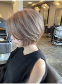 大人かわいいくびれショートボブ