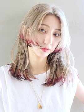 シオン(shion) ピンクヘアー秋色ピンクグレープフルーツ_9555