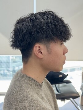 サロンドジョー(salon de joe) メンズパーマツイストスパイラルパーマニュアンスパーマショート