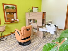 理容シオヤの雰囲気(半個室空間。)