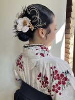 エイチ(H)&nbsp;xヘアセット/イメチェン/ホワイトブロンド/外ハネボブ/美髪/