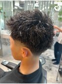 スパイキーショート×テーパーフェード〈池袋〉〈バーバー〉