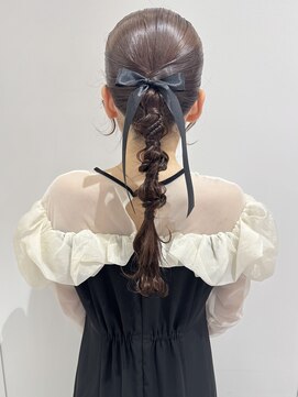 ケンジ 横浜(KENJE) 編みおろしアレンジ