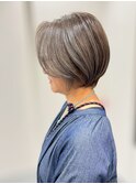 似合わせショート/フェザーショート/細めハイライト