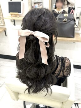 プティクローシェ バイ クオーレ(petite cloche by CUORE)の写真/【朝6:00～深夜22:00まで営業】結婚式・イベント等、大切な日はヘアメイク着付け専門店のプロにお任せ♪