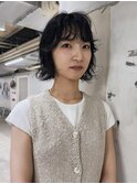 大きめくるっと、ボブパーマ