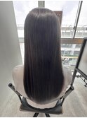 暗めカラーグランマッシュフェイスフレーミングデザインカラー