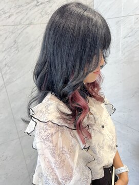 ベイリコルド(Bei Licoldo.) ブラックピンクインナーカラー☆ 名古屋/名駅/名古屋駅