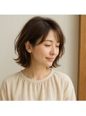 ミセスナチュラルレイヤーボブ　30代 40代 50代 60代　髪質改善