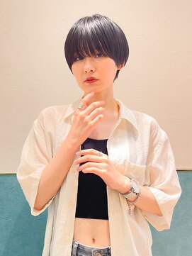 ロンド レグリーズ 立川(Lond leglise) ショート/オリーブグレー/グランマッシュ/小顔/前髪/顔周り/立川