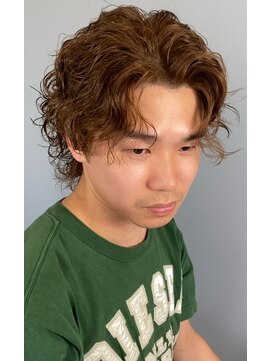 リア(Li'a) サーフカール×ブラウンカラー×名古屋サーフカール