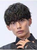 原宿メンズルーズパーマシャドウパーマ波巻スパイラルパーマ