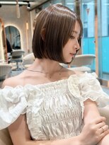 ロンド エメ 柏(Lond aimer) グレーブラウン似合わせカット/ミニボブレイヤー/ダークアッシュ