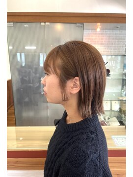 トップヘアー 中庄店(TOP HAIR fuapua) 切りっぱなしボブ【りり】