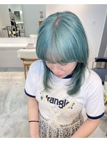  fit stand 千葉/ショートボブ/カット/パーマ/ダブルカラー/トリートメント/縮毛矯正&nbsp;イメチェン/ピンクベージュ/アンブレラカラー[千葉]