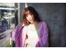 【☆梅雨対策☆Aujuaトリートメント付】似合わせカット+髪質改善ストレート