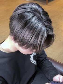 ブレイズヘアー(BLAZEhair) 【色持ち重視】グレージュバレイヤージュ×ブリーチ1回