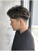 MEN’S/リバースセンターパート/ニュアンスパーマ/群馬高崎