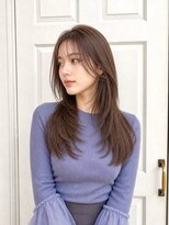 ロニカ 銀座(LOuNICA) ロングレイヤー/透明感カラー/髪質改善/ショコラブラウン/銀座