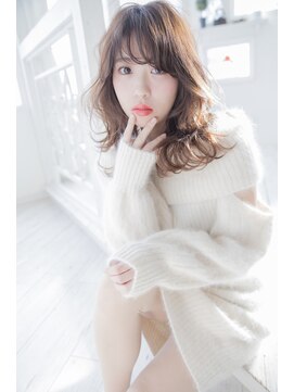 シャイン ヘア ブレンド 二子玉川(Shine hair blend) 【二子玉川】丸みショート無造作カールボブディイルミナカラー10