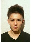 生えグセを生かして爽やかジュノンボーイ風メンズカット