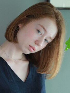 グラス(grass) ナチュラル ワンレンボブ