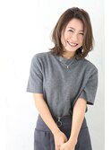 【リュッカ　久米田】簡単スタイリング　ひし形シルエット