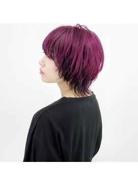 バージョン(Ver.) ネオウルフ × インナーカラー ピンクルビー ウルフ Ver. 柏