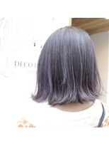 デコヘアーフラッペ(DECO HAIR frappe) パープルのハイライト