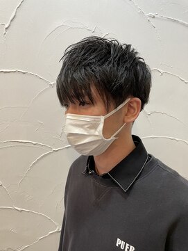 アン(Hair make un) 刈り上げマッシュ