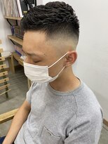 キューズ クラブ(cuz KLUB)&nbsp;【cuzKLUB】バーバースタイル 濡れパン×フェードカット［池袋］