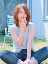 オレロ 国立(olelo)&nbsp;大人ガーリー/似合わせカット/リバースセンターパート/国立