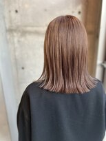 ヌール(Nuru)&nbsp;伸ばしかけ外はねstyle/ピンクベージュ