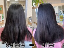 ヘアー アンド メイクアップ イングス ing'uzの雰囲気(トリートメントは2種類。オススメです。)