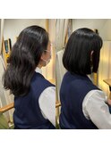 重めボブ