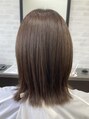 ベルシュヴー(belles cheveux)&nbsp;エイジングエステカラーでダメージケアをしながらカラーします。