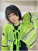 ボブ+ニュアンスパーマ