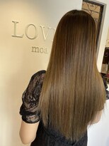 ラビスモア(Lovis moa)&nbsp;魅力倍増カール/セミディ/シアーカラー/ダークアッシュ/姫カット